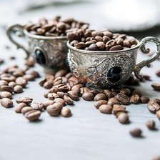 Схема вышивки «кофе в зёрнах»