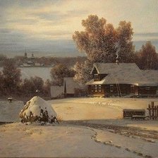 Схема вышивки «русская зима 2»