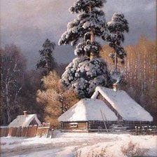 Схема вышивки «русская зима 3»