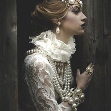 Схема вышивки «девушка»