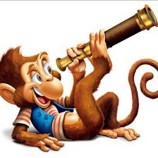 Схема вышивки «обезьянка»