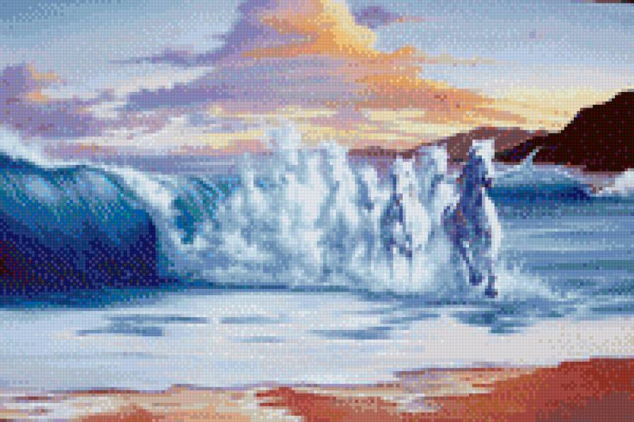 Бегущие лошади - предпросмотр