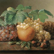 Схема вышивки «Фруктово-ягодный натюрморт»