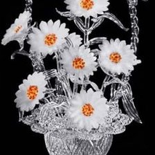 Схема вышивки «Хрустальные цветы.»