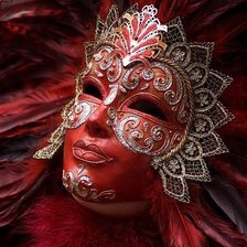 Схема вышивки «Карнавальная маска.»