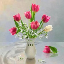 Схема вышивки «нежный букетик»