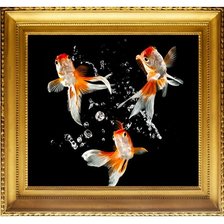 Схема вышивки «рыбки»