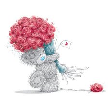 Схема вышивки «Букет роз»