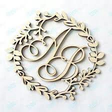 Схема вышивки «монограмма»