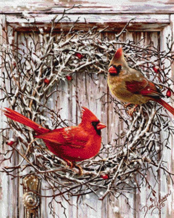 Две птицы - предпросмотр