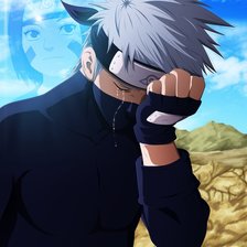 Схема вышивки «Kakashi»