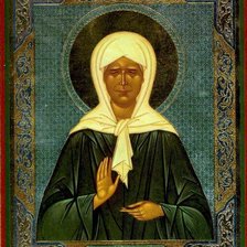 Схема вышивки «Матрона Московская»