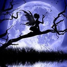 Схема вышивки «фея на дереве»