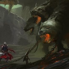 Схема вышивки «битва»