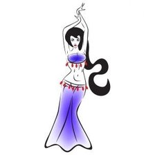 Схема вышивки «восточная танцовщица»