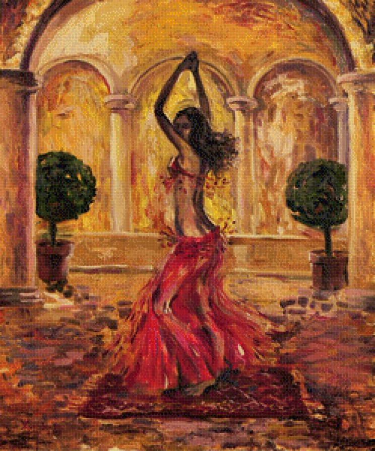 восточная танцовщица - танец, девушка, восток - предпросмотр