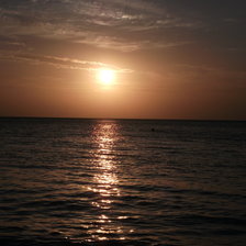 Схема вышивки «Закат на море»