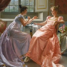 Схема вышивки «девушки»