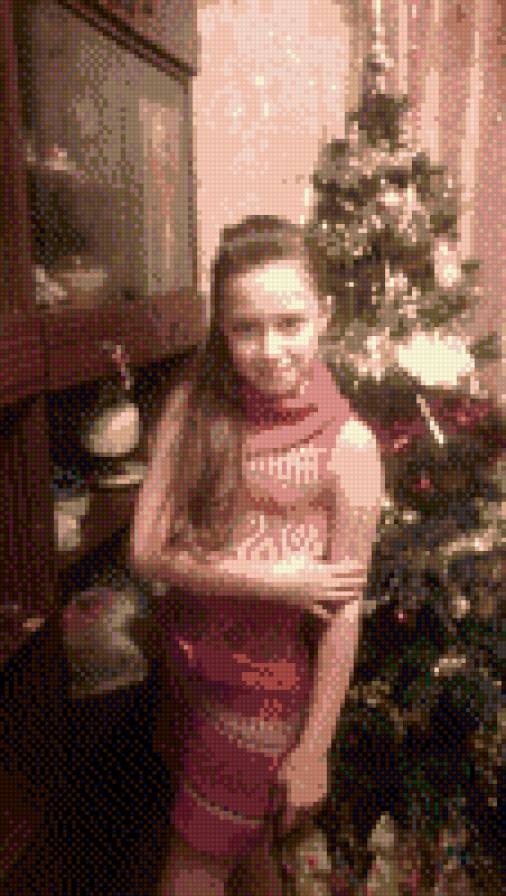 ксюша - елка, дочка, новый год - предпросмотр