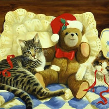 Схема вышивки «Веселые друзья»