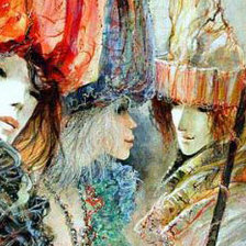 Схема вышивки «маски»