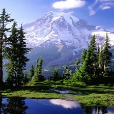 Схема вышивки «Горные вершины»