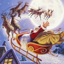 Схема вышивки «Санта»