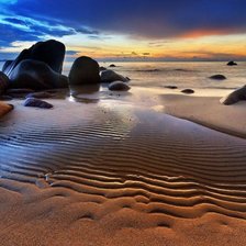 Схема вышивки «Берег моря»