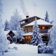 Схема вышивки «Зима»