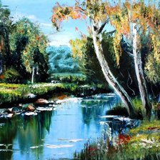 Схема вышивки «весна»