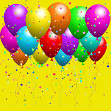 Схема вышивки «воздушные шарики»