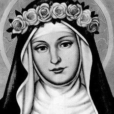 Схема вышивки «Rosa de Lima bn»