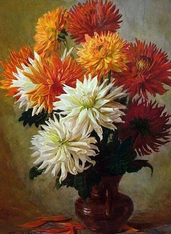 Солнечные астры. - цветы, астры, натюрморт, кувшин - оригинал