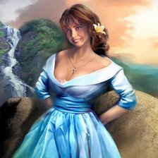 Схема вышивки «Актриса»