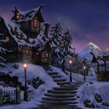 Схема вышивки «сказочный дом»