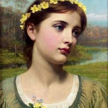 Девушка с венком