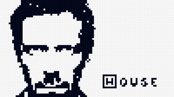 Dr.House - черно-белая, хаус, сериалы - предпросмотр