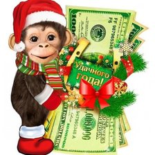 Схема вышивки «Год Обезьяны»