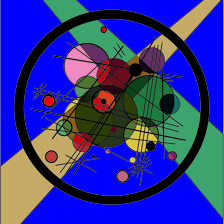 Кандинский. Круги в круге2