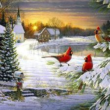 Схема вышивки «Рождество»