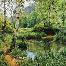 Схема вышивки «Тихий уголок»