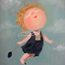 Схема вышивки «ангелок 22»