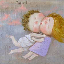 Схема вышивки «ангелочки 2»