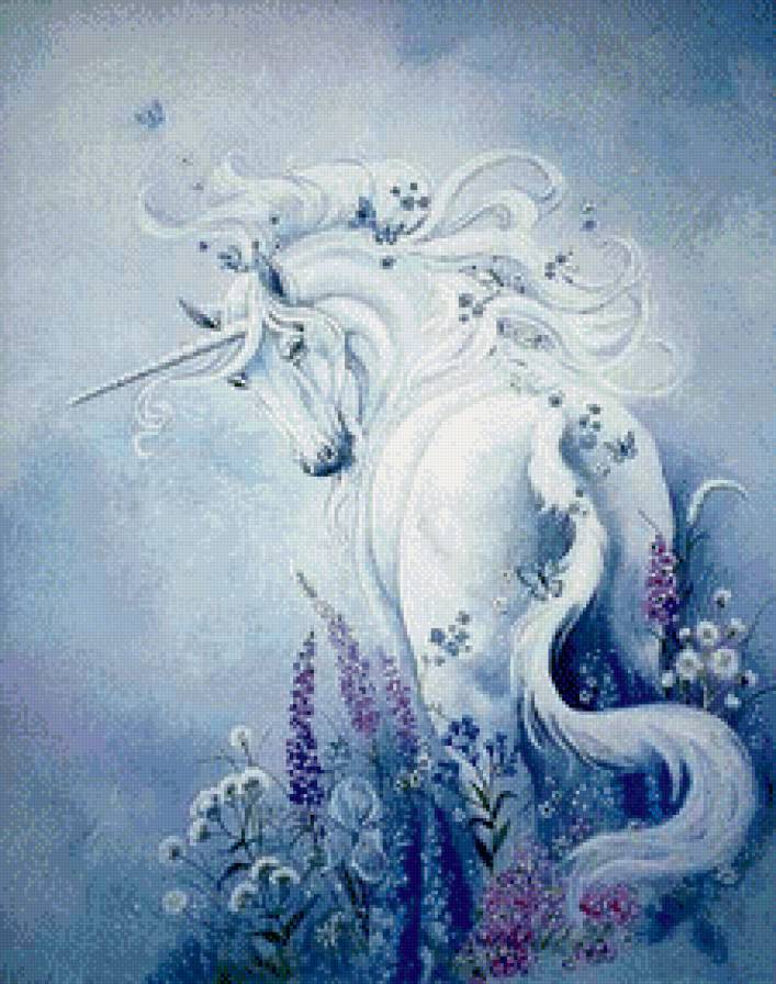 Сказочный единорог - фентези - предпросмотр