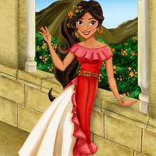 Схема вышивки «Elena of Avalor princess»