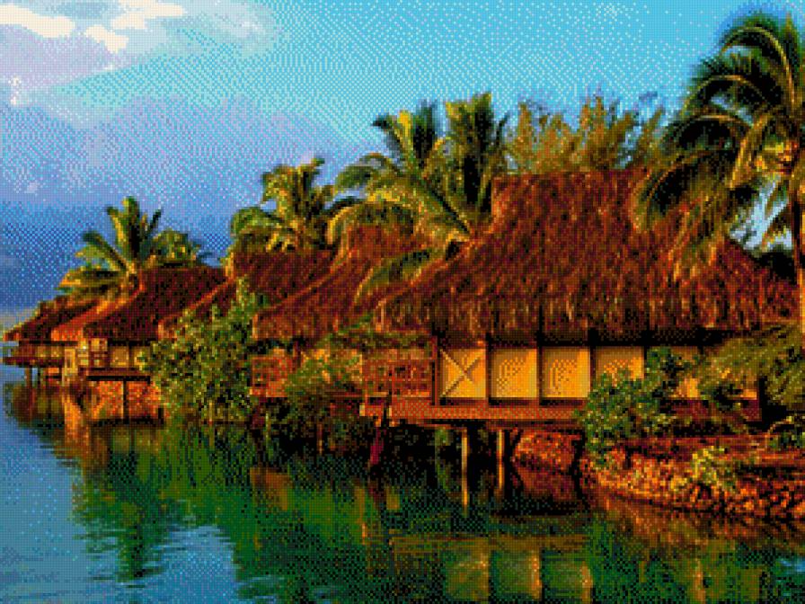 райское местечко - домики, море, отдых - предпросмотр