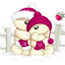 Схема вышивки «Мишки Физзи»