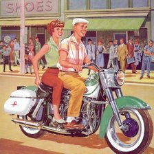 Схема вышивки «motociklas»