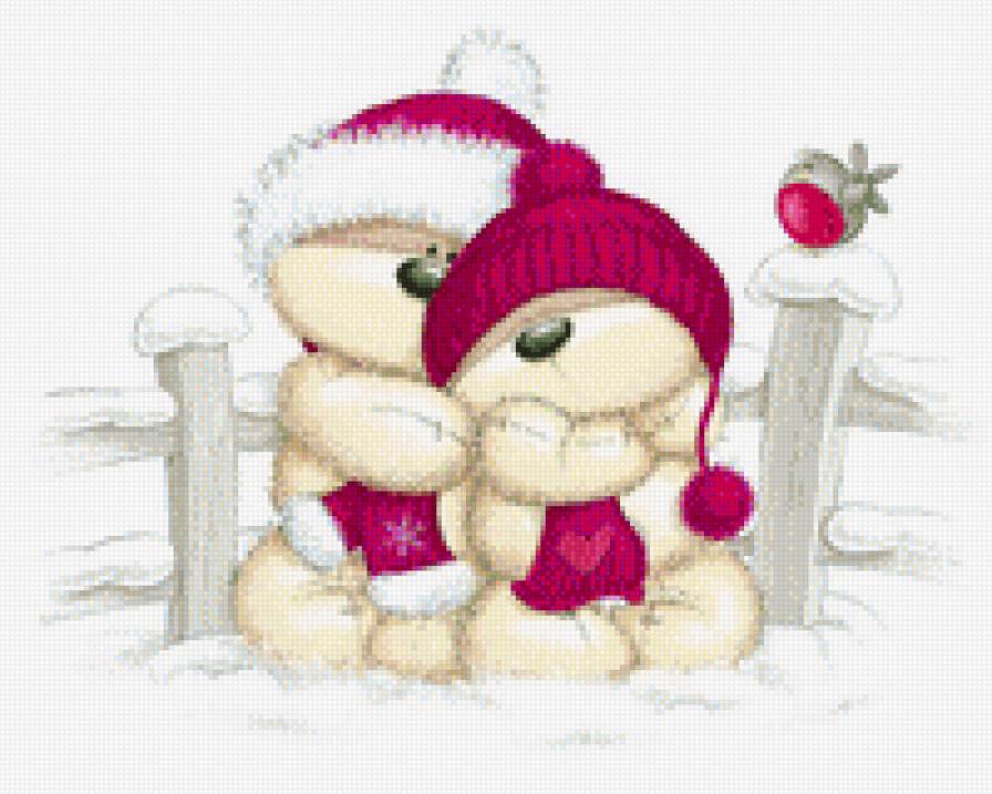 Парочка - мишка - предпросмотр