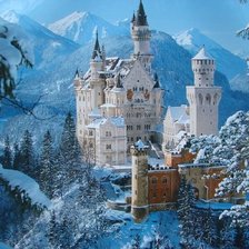 Схема вышивки «Замок»